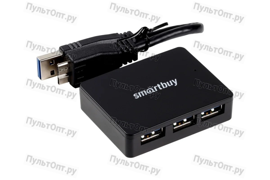 USB-Хаб Smartbuy 6000 4USB черный