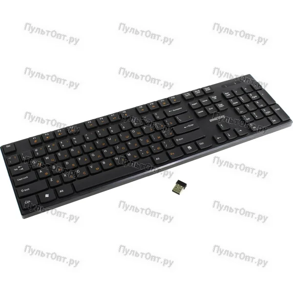 Клавиатура беспроводная мультимедийная Smartbuy ONE 238 USB черная (SBK-238AG-K)