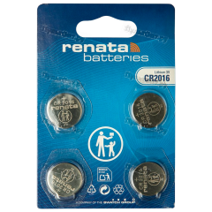 Батарейка Renata CR2016 BL4 Lithium 3V (4/40/400)
