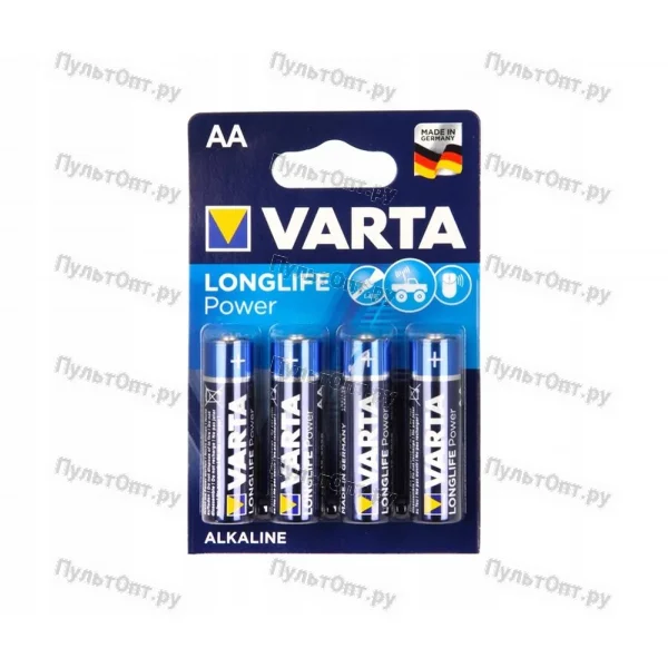 Эл. пит. AA alkaline BL04 Varta LONGLIFE (4106) (80)