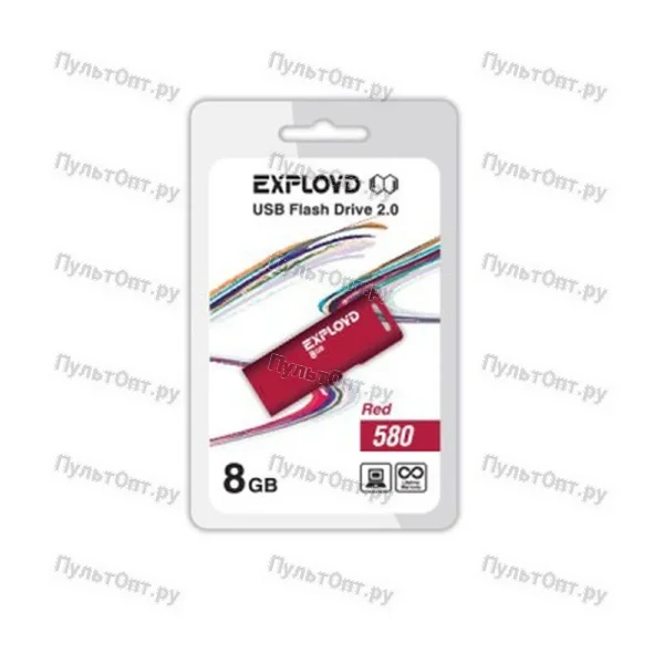 USB 16GB Exployd 580 красный