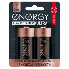 Эл. пит. алкалиновая Energy Ultra LR14/2B (С) (2/20/160)