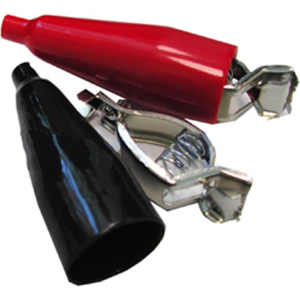 Зажим крокодил 30А (резиновая изоляция) (50)