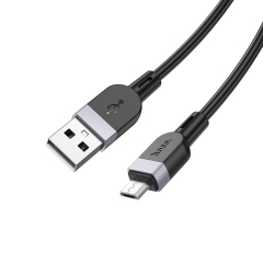 Кабель Hoco X109 USB (m)-Lightning (m) 1м 2.4A силикон черный (1/31/310)