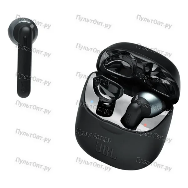 Беспроводные внутриканальные наушникиJBL T220 TWS черный bluetooth (в ушной раковине)