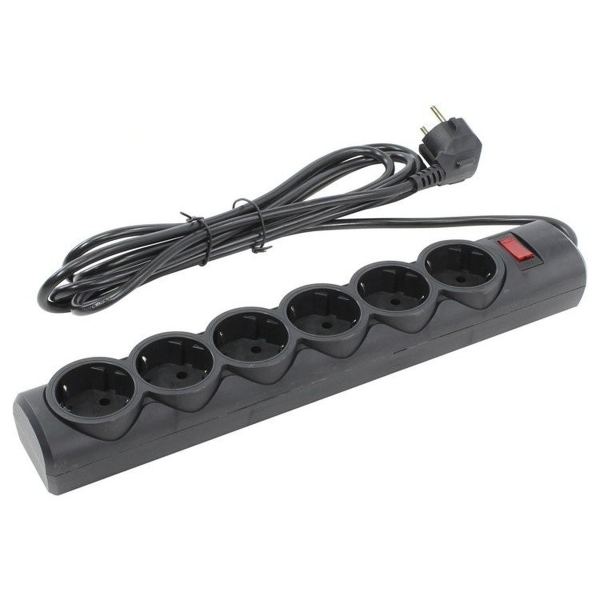 Сетевой фильтр 3м 6гн бз Defender DFS153 чёрный (1/30)