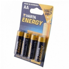 Эл. пит. AA alkaline BL4 Varta ENERGY (80)