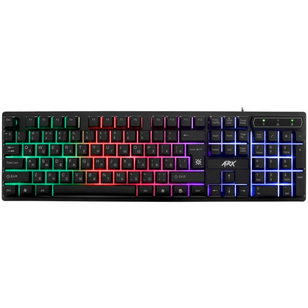 Клавиатура проводная Defender GK-196L Arx игровая USB 1.5м черный
