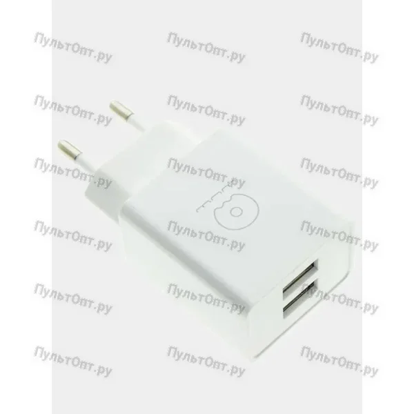 Сетевое зарядное устройство WUW T31 (Lightning) 2.4A (белое)