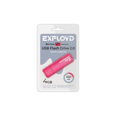 USB 4GB Exployd 620 красный