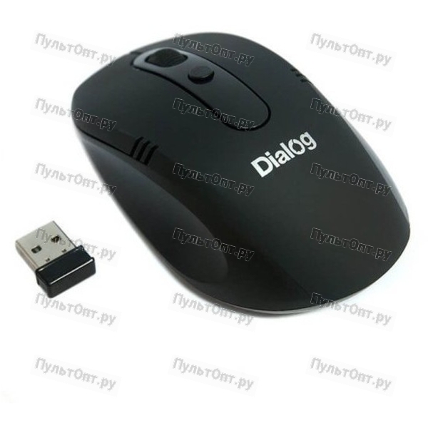 Мышь Dialog Pointer MROP-03U, черная, USB, беспроводная, RF 2.4G, 3 кн, + колесо прокрутки