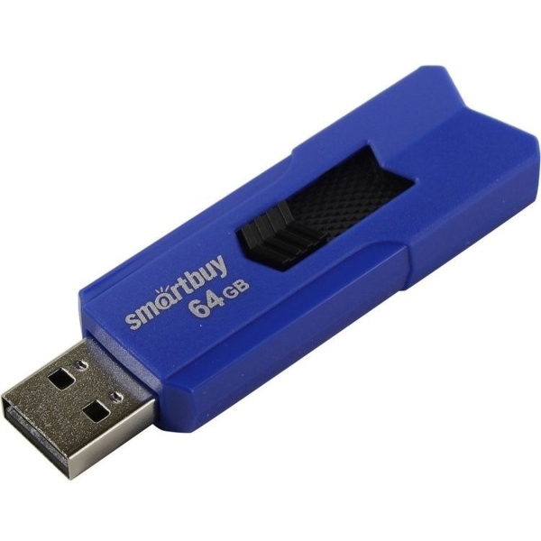 USB 64GB Smartbuy Stream синий