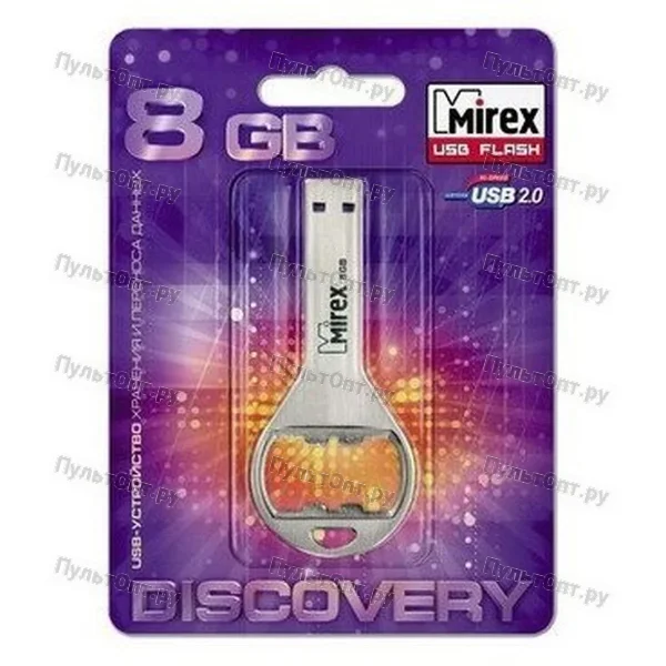 USB 8GB Mirex BOTTLE OPENER (ecopack) серебро
