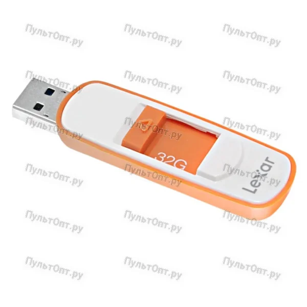 USB 3.0 32GB Lexar JumpDrive S75 белый/оранжевый