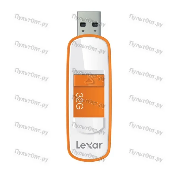 USB 3.0 32GB Lexar JumpDrive S75 белый/оранжевый