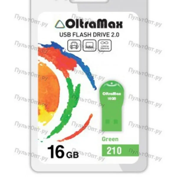 USB 16GB OltraMax 210 зелёный