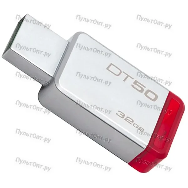 USB 3.0 32GB Kingston Data Traveler 50 металл/красный