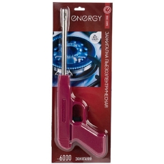 Пьезозажигалка Energy JZDD-17-BRD пистолет, бордовая (157428) (1/30)