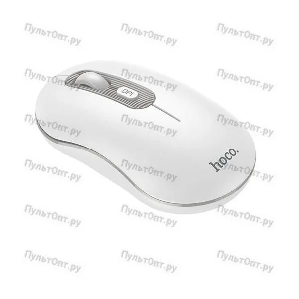 Мышь беспроводная Hoco GM21 классическая USB белый (1/13/130)