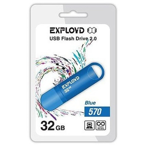 USB 32GB Exployd 570 синий