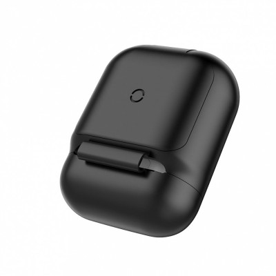 Беспроводное зарядное устройство Baseus, Wireless charger, WIAPPOD-01, 1.0A, силикон, цвет: чёрный