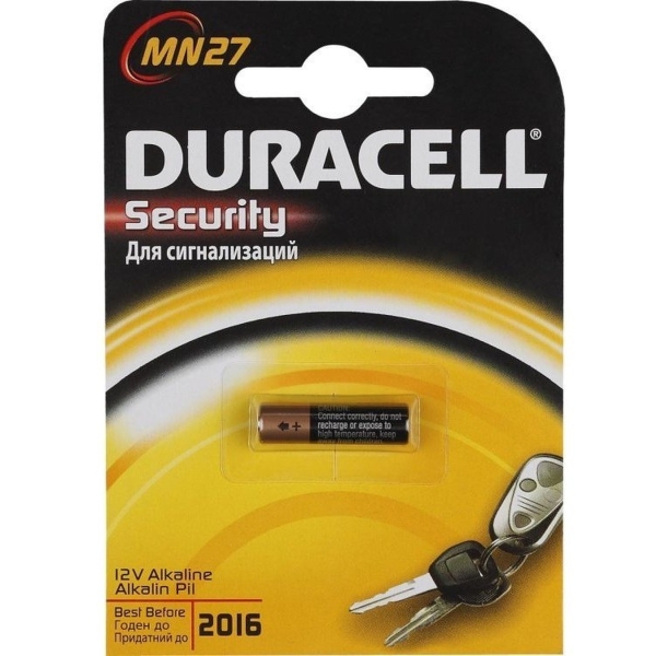 Эл. пит. MN27 BL1 Duracell (10/100)