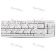 Клавиатура проводная Smartbuy 210 ONE классическая USB 1.5м мультимед. белый (1/20)
