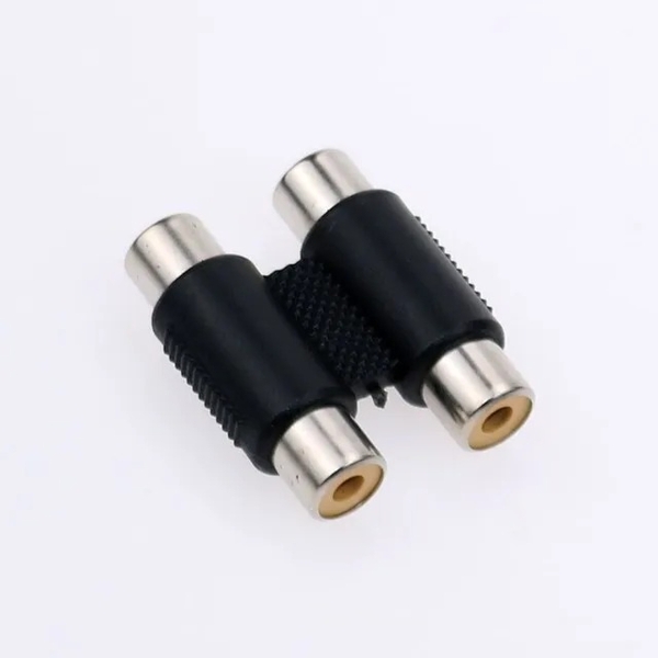 Переходник 2 RCA - 2 RCA  БИНОКЛЬ (50)