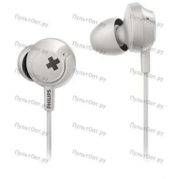 Наушники Philips SHE4305WT, белый, внутриканальные, провод 1,2м