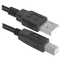 Кабель Defender USB04-10 USB (m)-USB B (m) 3.0м силикон ver.1.4 черный (1/20/200)