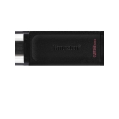 USB 3.0 128GB Kingston DataTraveler 70 (USB 3.0/3.2 + Type C) чёрный