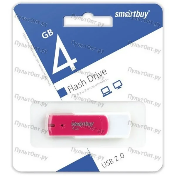 USB 4GB Smartbuy Diamond розовый
