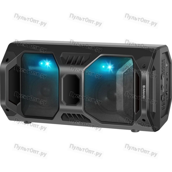Портативная акустика Defender Rage 50Вт, Light/BT/FM/USB/LED/TWS (1/2)