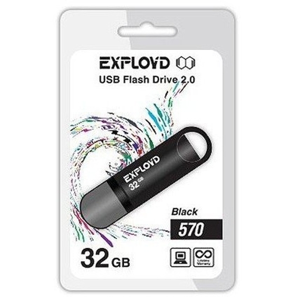 USB 32GB Exployd 570 чёрный