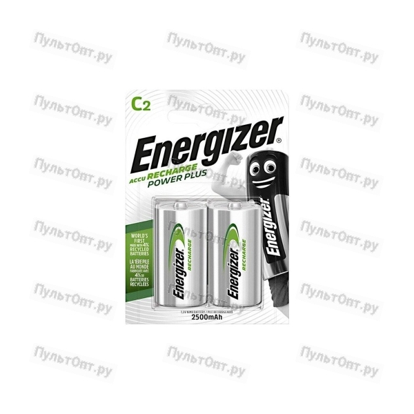 Аккумулятор Energizer R14 Power Plus (2500 mAh) (2 бл) (2/12)