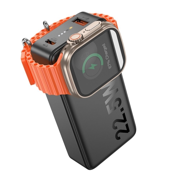 Аккумулятор внешний Hoco Q27 Jewel, 10000mAh, PD33Вт, 3.0А, цвет: чёрный (1/42)