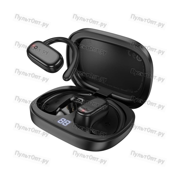 Наушники внутриканальные Borofone BW73 Lucky, пластик, микрофон, bluetooth 5.4, цвет: чёрный (1/22/1