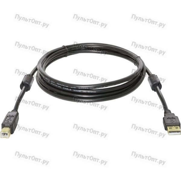 Кабель Defender USB04-06PRO USB (m)-USB B (m) 1.8м силикон черный (1/50)