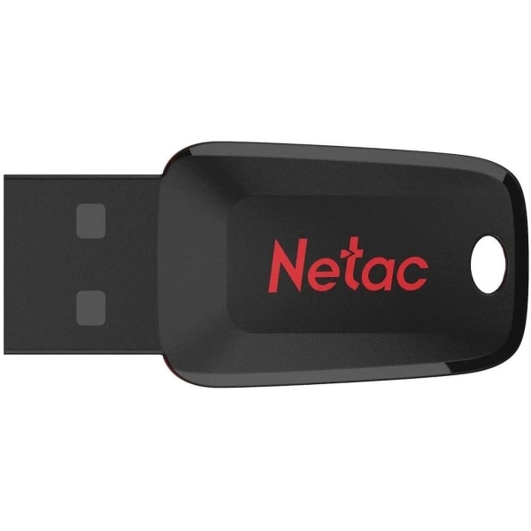 USB 32GB Netac U197 mini чёрный/красный