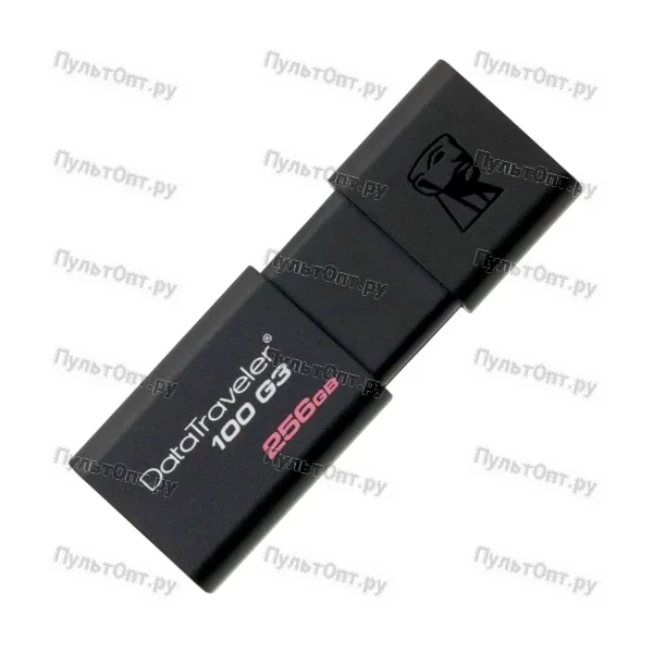 USB 3.0 256GB Kingston Data Traveler DT100-G3 чёрный