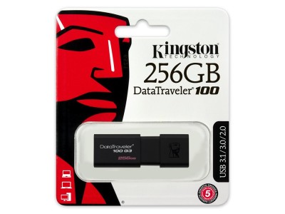 USB 3.0 256GB Kingston Data Traveler DT100-G3