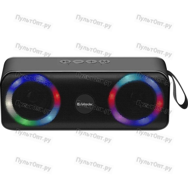 Портативная колонка Defender Q1 10Вт, Light/BT/FM/USB/TF/AUX (1/24)