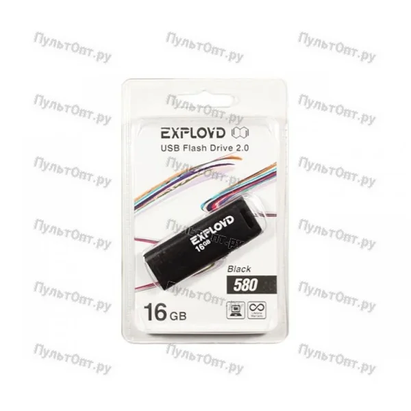 USB 16GB Exployd 580 чёрный