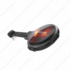 Переходник Apple 8 pin - 2xApple 8 pin(f) Borofone BV10 Discovery, плоский, силикон, чёрный