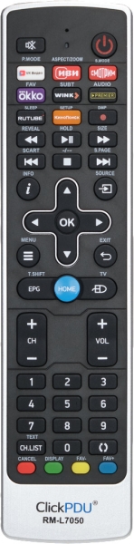 Универсальный пульт ClickPdu для BBK RM-L7050