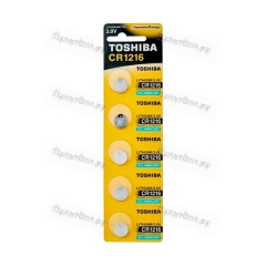 Батарейка Toshiba CR1216 BL5 Lithium 3V (5/100/12000)