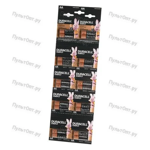 Эл. пит. AA alkaline BL20 Duracell SIMPLY CN отрывные (20)