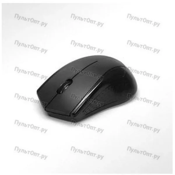 Мышь Mirex MWM001BK, беспроводная, черная, 3кн, USB