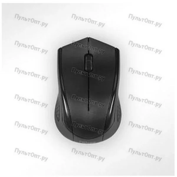 Мышь Mirex MWM001BK, беспроводная, черная, 3кн, USB