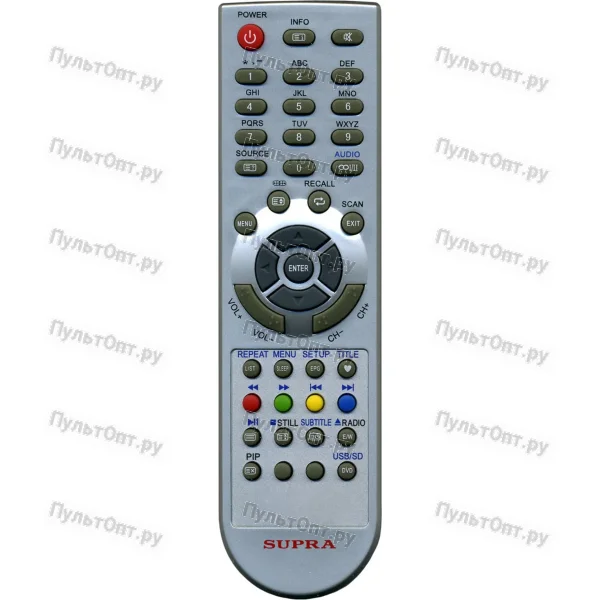 Пульт Supra TVD34-M1-1 C (оригинальный)